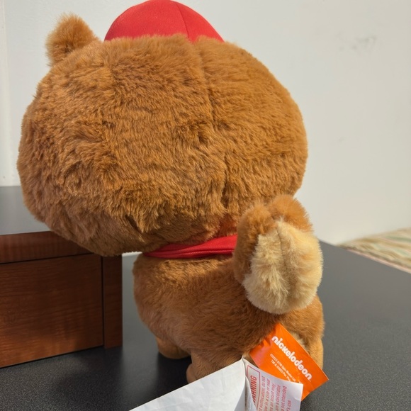 PAW PATROL MIGHTY MOVIE THE ONE AND ONLY CUDLE PILLOW JUNIOR PATROLLER RED 12” - Picture 5 of 10